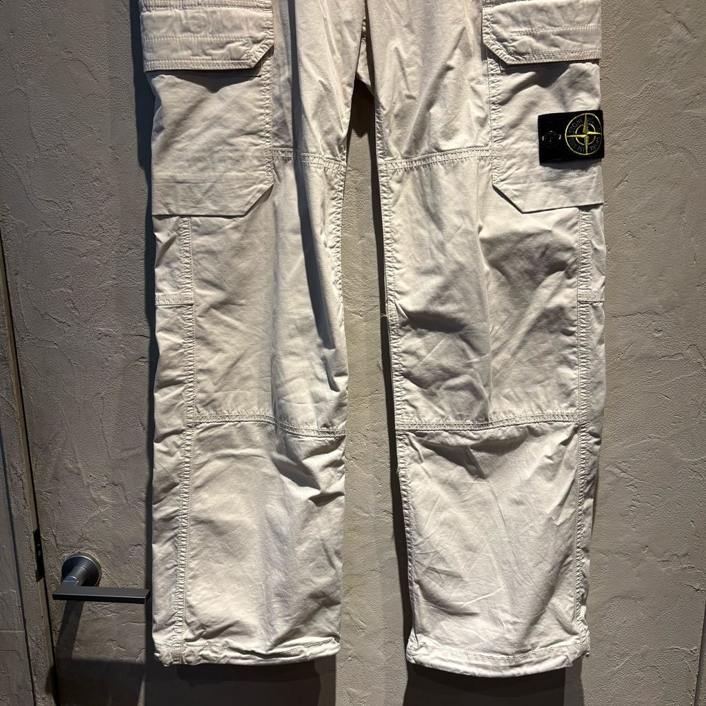 STONE ISLAND ストーンアイランド 23AW White Cargo Pants カーゴ