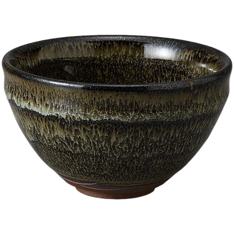【新品】 エールネット(Ale-net) 抹茶碗 11.6&times;H6.8cm 正山作うるし天目京型抹茶 茶道 茶道具 抹茶茶碗 陶器 美濃焼 日本製