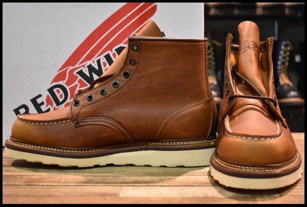 9D DEAD 100周年 05年 レッドウィング 1905 アイリッシュセッター 茶 カッパー ラフ&タフ モックトゥ ブーツ redwing HOPESMORE FG300