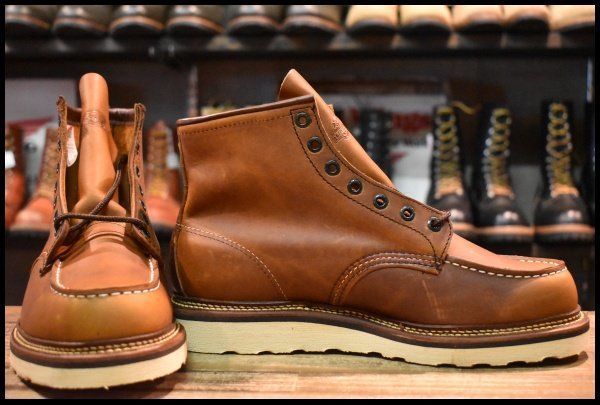 9D DEAD 100周年 05年 レッドウィング 1905 アイリッシュセッター 茶 カッパー ラフ&タフ モックトゥ ブーツ redwing HOPESMORE FG300