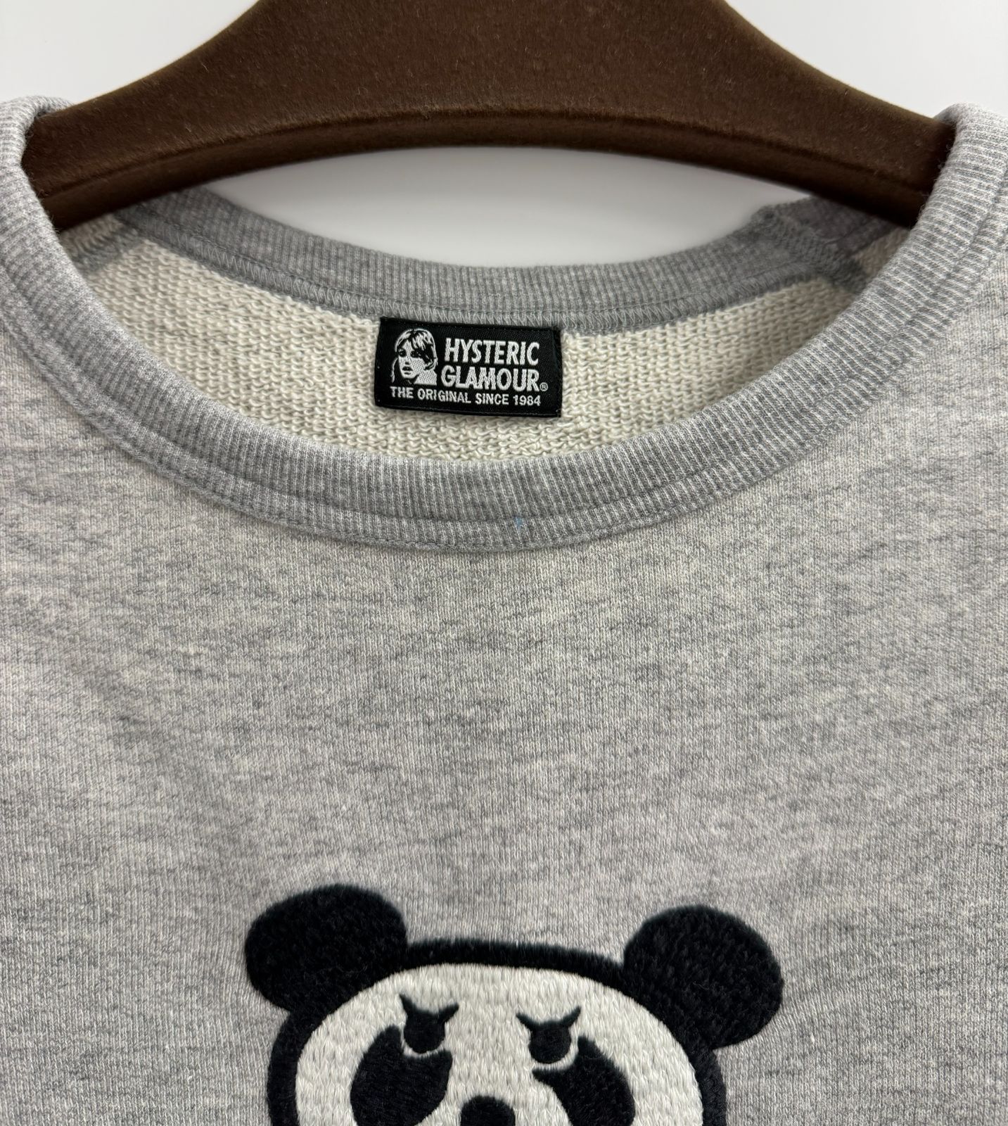 HYSTERIC GLAMOUR ヒステリックグラマー RAINBOW PANDA刺繍スウェット