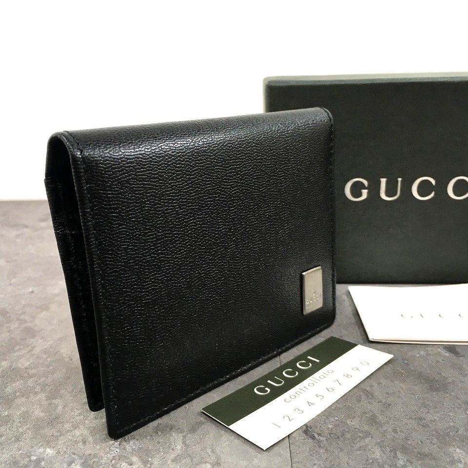 144 み GUCCI コンパクトウォレット 030 2888 1545 ブラック