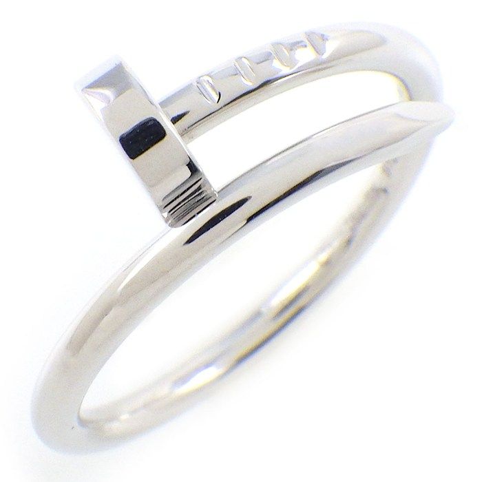 カルティエ Cartier リング ジュストアンクル SM B4226051 釘モチーフ K18WG 10号 51