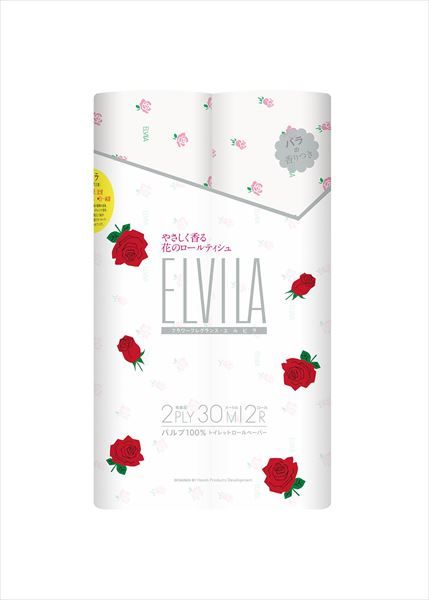 エルビラ 12ロール バラ 8個セット