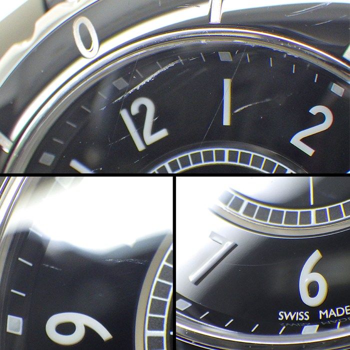 シャネル CHANEL 腕時計 J12 H0685 デイト 回転ベゼル ブラック文字盤
