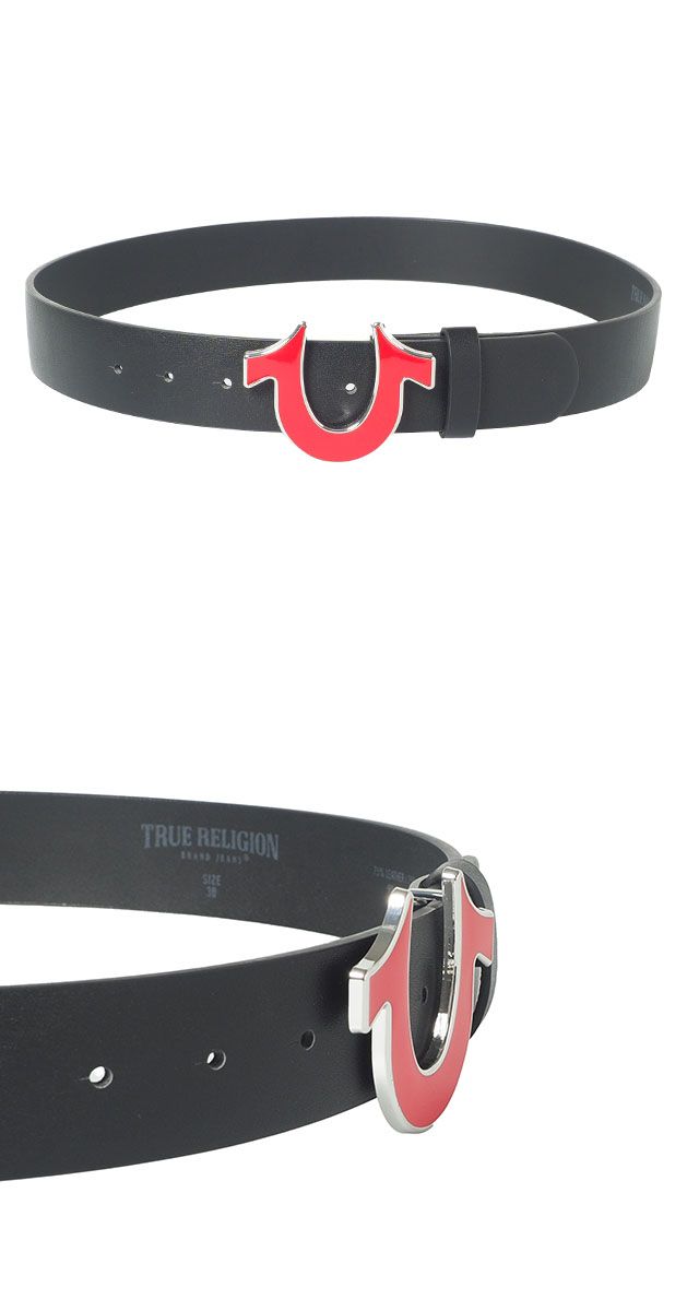 TRUE RELIGION HORSESHOE BUCKLE BELT トゥルーレリジョン ホース