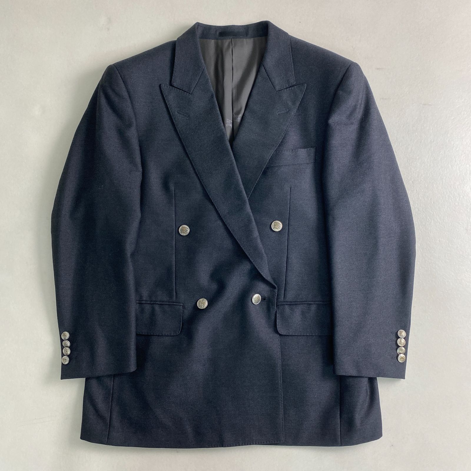 バーバリーロンドン セットアップ ロゴボタン 裏地ホース刺しゅう BURBERRY LONDON