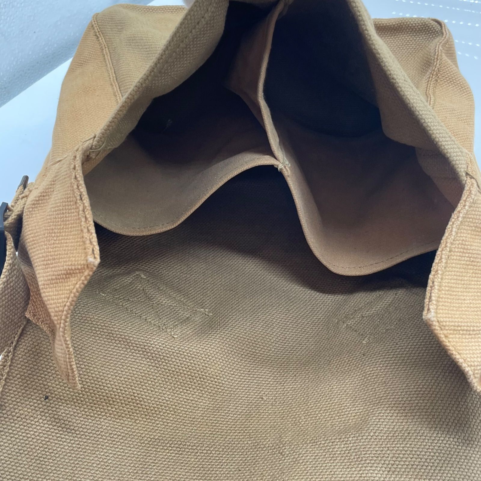 BN5517○イギリス軍 ミリタリー ショルダーバッグ ベージュ系 軍