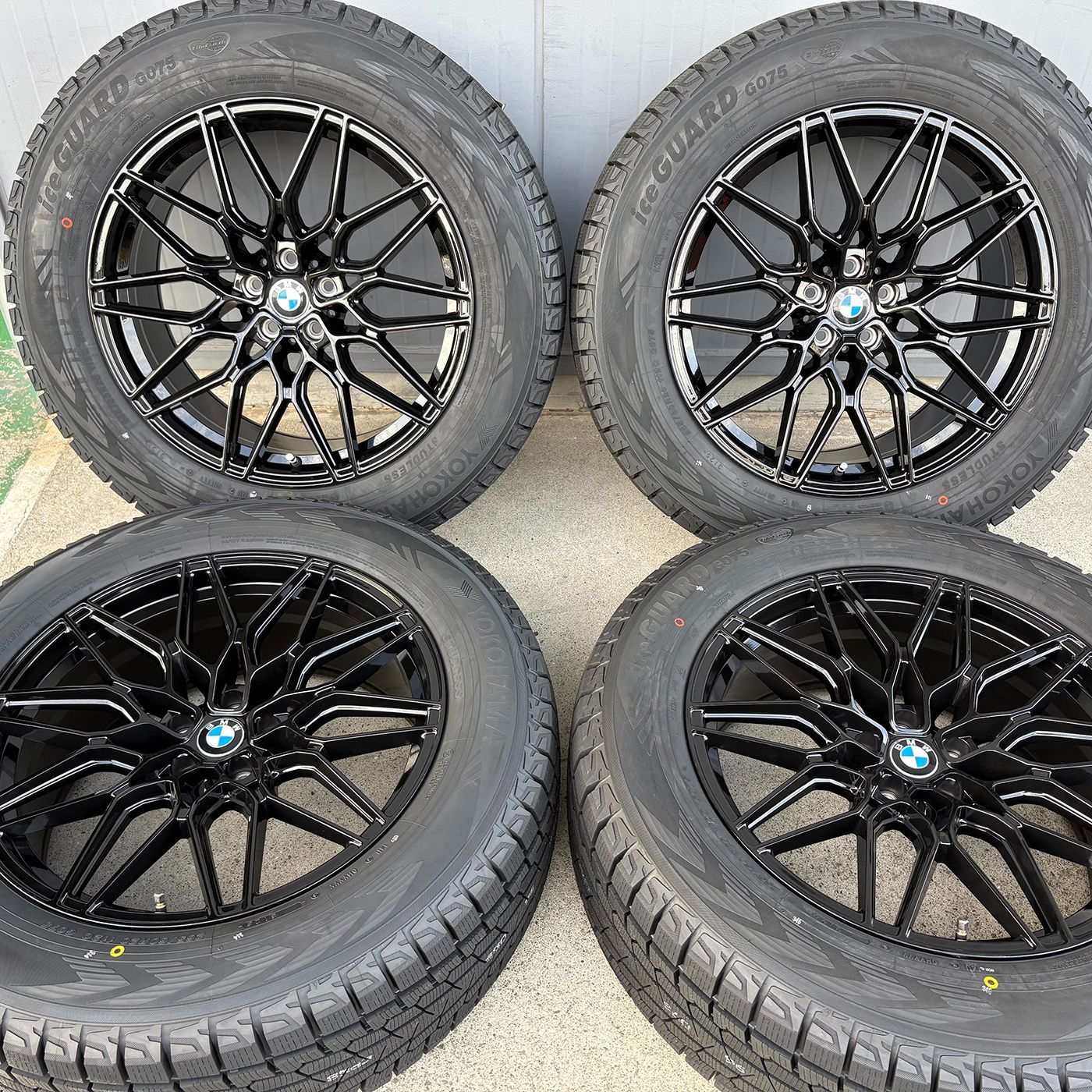 国産スタッドレス BMW X 3 G 01 XD 4 M 20インチ タイヤホイール ヨコハマ アイスガード SUV 075 255 45 R 20 4本セット