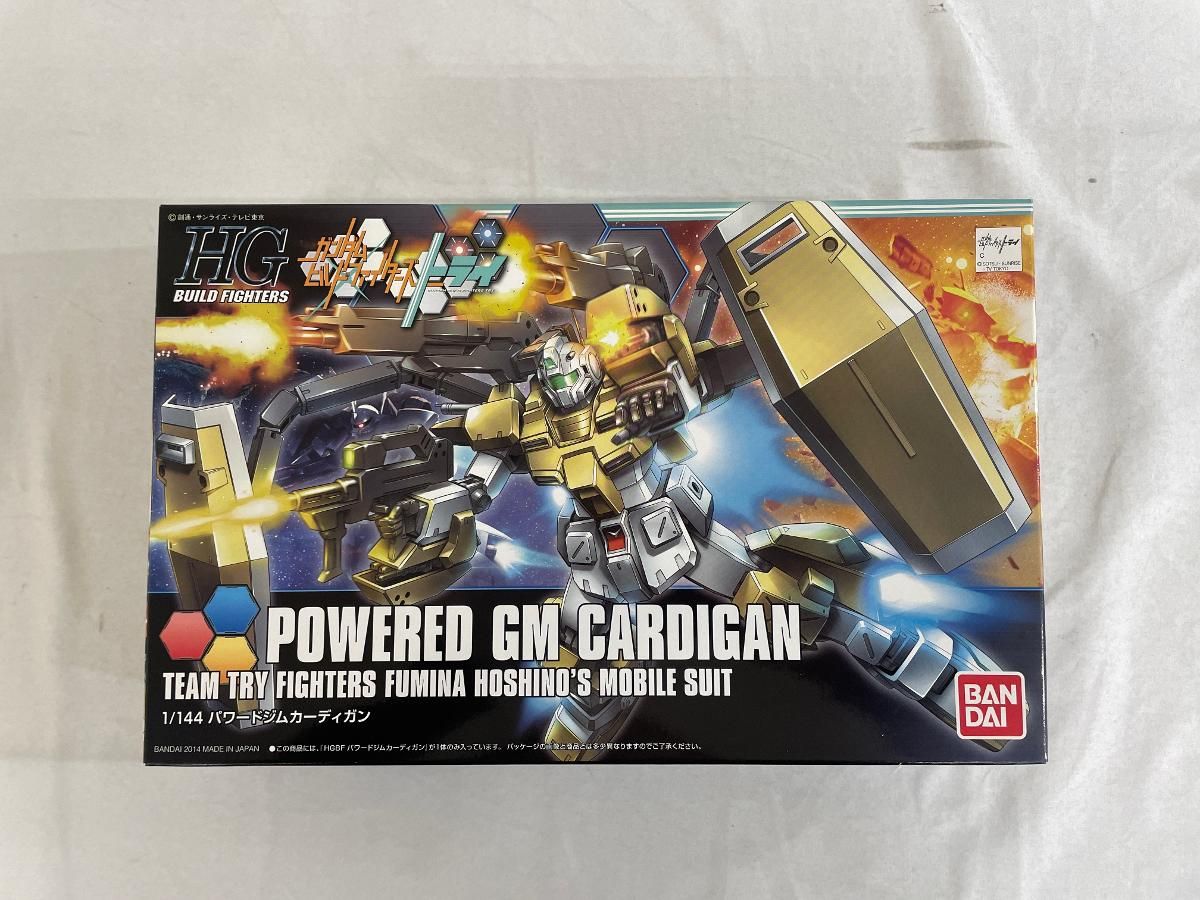 1 144 HGBF パワードジムカーディガン ガンダムビルドファイターズトライ
