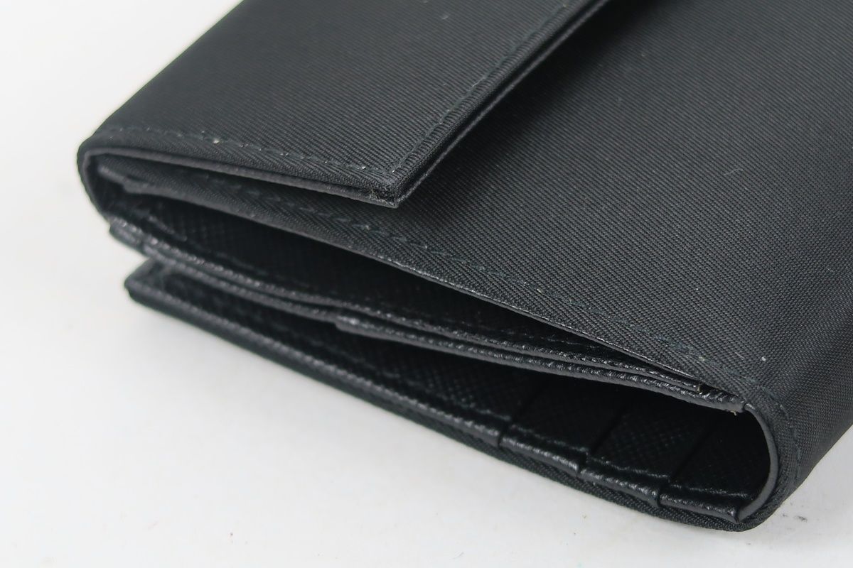  PRADA プラダ ナイロン 二つ折り財布 ブラック ブランドウォレット 小物 TJ 64 二つ折り財布 折り財布