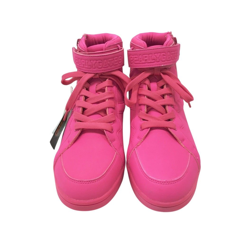 PEARLY GATES パーリーゲイツ 053-292018 ハイカットゴルフシューズ ピンク系 24 ゴルフウェア レディース ストスト