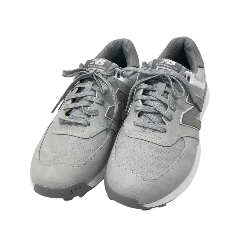 NEW BALANCE GOLF ニューバランス MG574LG 574グリーンズV2 スパイクレス ゴルフシューズ グレー系 USA 9 240101559680 ゴルフウェア メンズ ストスト