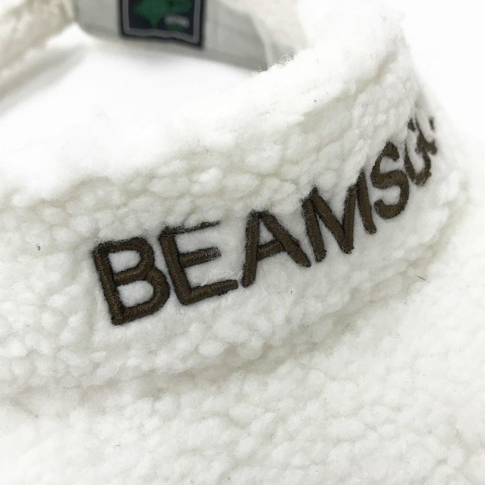 新品Beamsゴルフ　レディースS 白いボアトップ 新品Beamsゴルフ レディースS 白いボアトップ