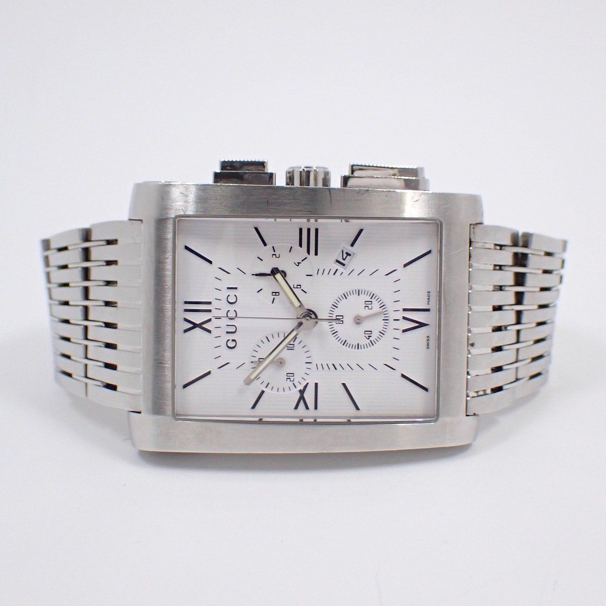 GUCCI グッチ 8600M Gメトロ クロノグラフ 腕時計 正規品 GUCCI（グッチ） 8600M chrono Gメトロ クロノグラフ クォーツ メンズ