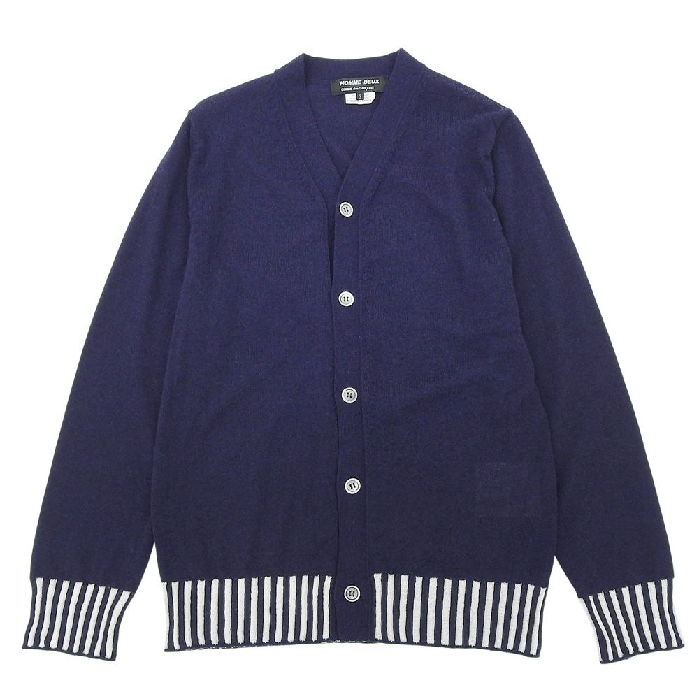 超 コムデギャルソン COMME des GARCONS 商品 DO-N005-051 ウール100％ ニット カーディガン S メンズ 定価50600円 24ss