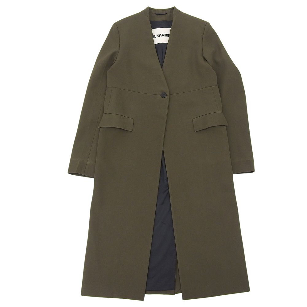 超 ジルサンダー JIL SANDER 2019年商品 ノー キモノ ロングコート 34