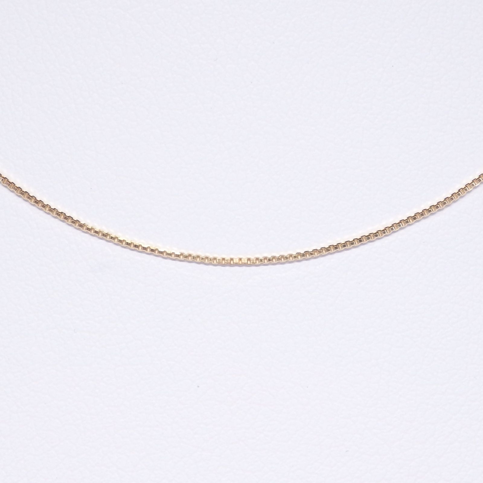 スライドピン式 ベネチアンチェーン 45 cm 0.6φ N 1003-45-1 ゴールドK 18 スライド式チェーン 長さ調整