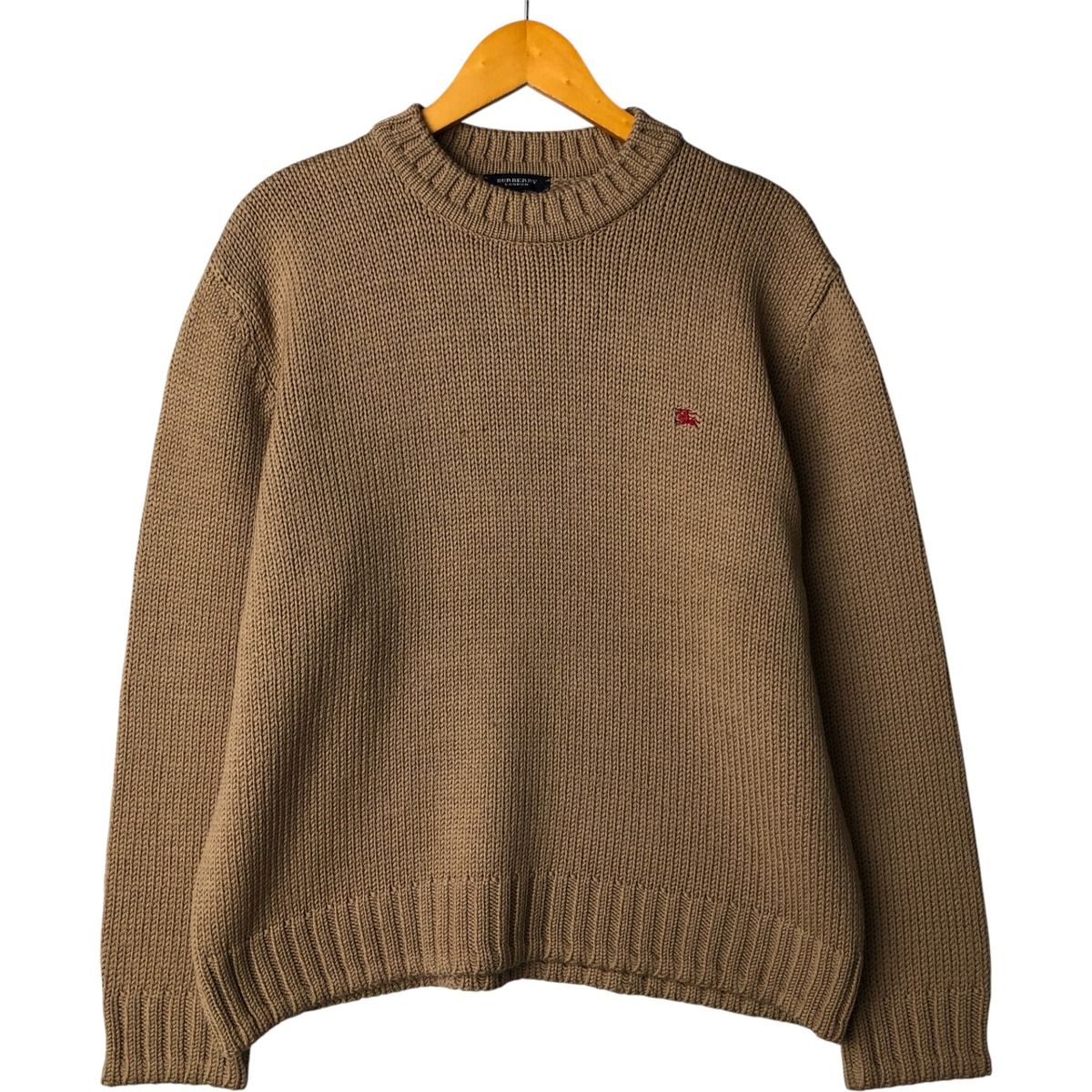 古着 バーバリー Burberry s BURBERRY LONDON メリノウールニットセーター イタリア製 メンズXL相当 eaa434064