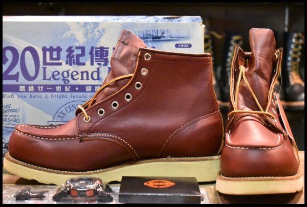 8.5EE DEAD 犬タグ LEGEND 99年 レッドウィング 8875 アイリッシュセッター ブーツ オロラセット モックトゥ redwing HOPESMORE FG357