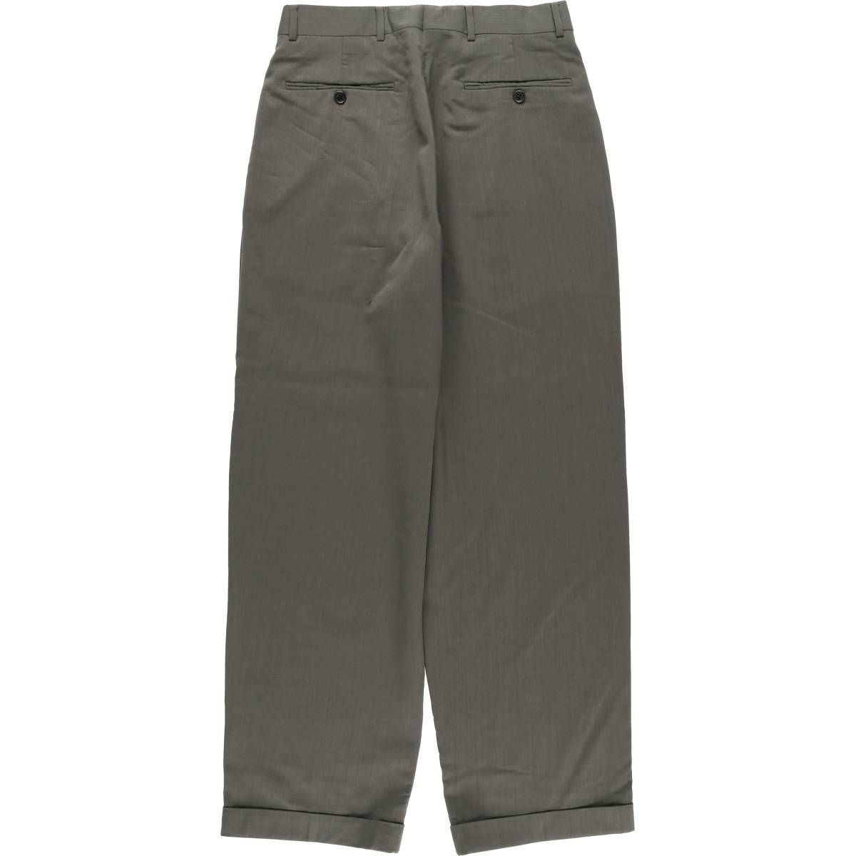 古着 90年代 ジョルジオアルマーニ Giorgio Armani MANI ツータック ウールパンツ スラックス イタリア製 W 30 メンズw 30相当 eaa 591206