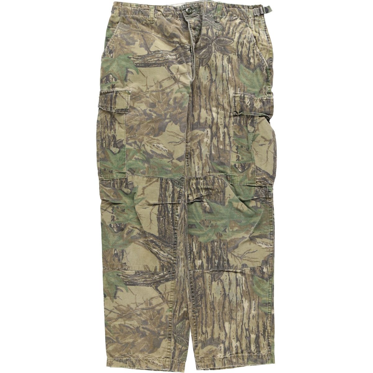 古着 民間品 迷彩柄 リアルツリーカモ ミリタリー カーゴパンツ コンバットパンツ メンズw34相当 eaa595532