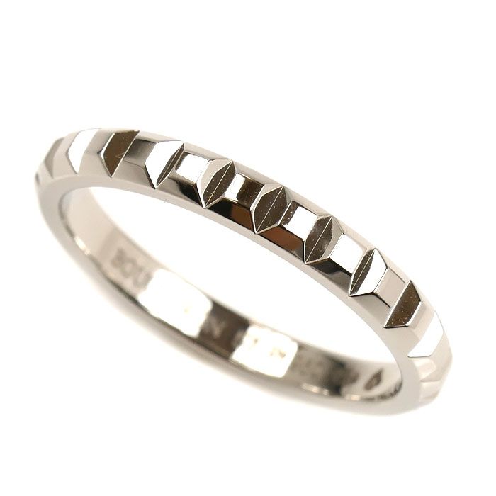 Boucheron ブシュロン Pt950プラチナ クルドパリ ミディアム リング 指輪 JAL00109 16.5号 57 5.3g ユニセックス