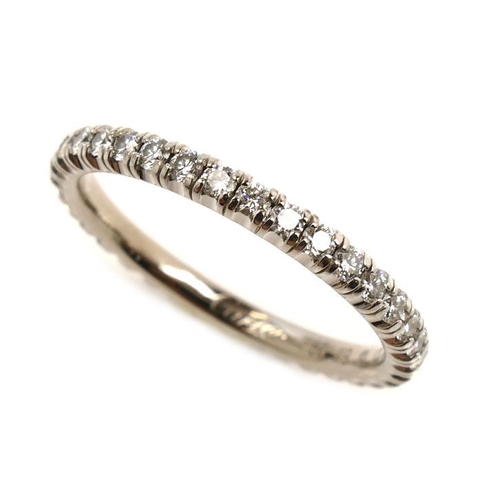 CARTIER カルティエ K18WG ホワイトゴールド エタンセル ドゥ カルティエ フルエタニティ ダイヤ リング 指輪 B4077949 9号 49 1.7g レディース