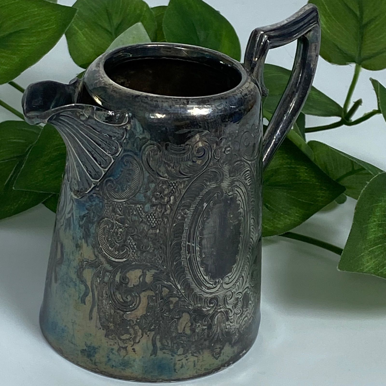 J.H.POTTER Sheffield シルバープレート ピッチャー ジャグ 英国製 アンティーク 銀メッキ