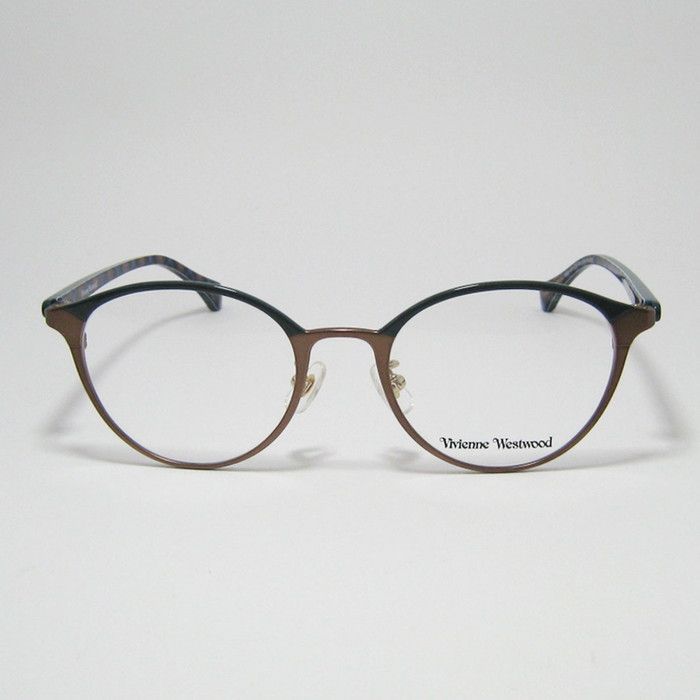 Vivienne Westwood ヴィヴィアンウエストウッド レディース 眼鏡 メガネ フレーム サングラス 40-0030-2 サイズ49 ダークグリーン ライトブラウン