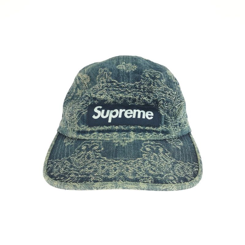 品 Supreme シュプリーム 25SS BANDANA JACQUARD DENIM CAMP CAP バンダナジャカードデニムキャンプキャップ 帽子 185-251107-rt-09-tag