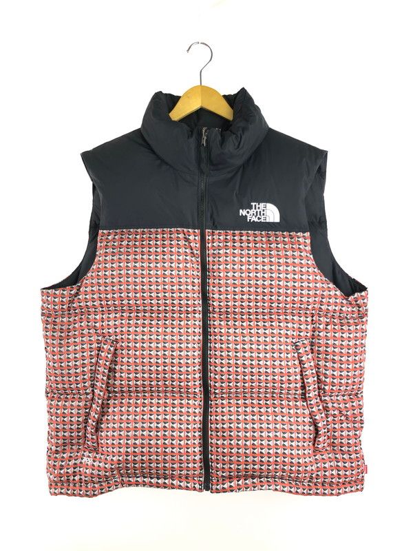 品 Supreme シュプリーム THE NORTH FACE ザ ノースフェイス コラボ 21 SS STUDDED NUPTSE VEST 21年春夏 スタッズ ヌプシ ベスト トップス 149 251107 rt 17 tag