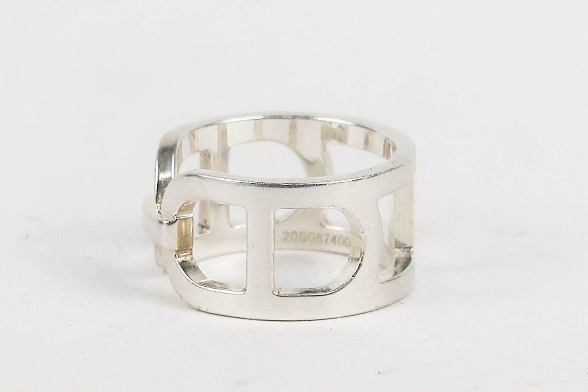 美品】HERMES エルメス シルバー エヴァー シェーヌダンクル