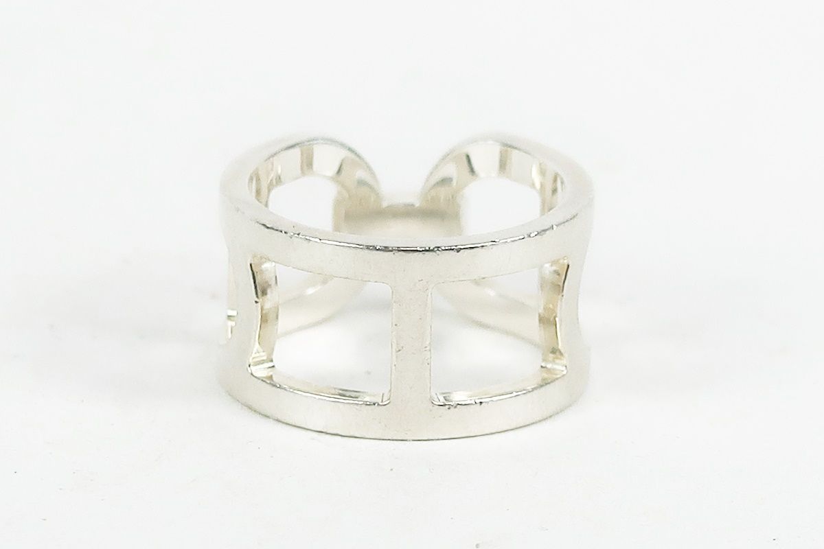 美品】HERMES エルメス シルバー エヴァー シェーヌダンクル リング