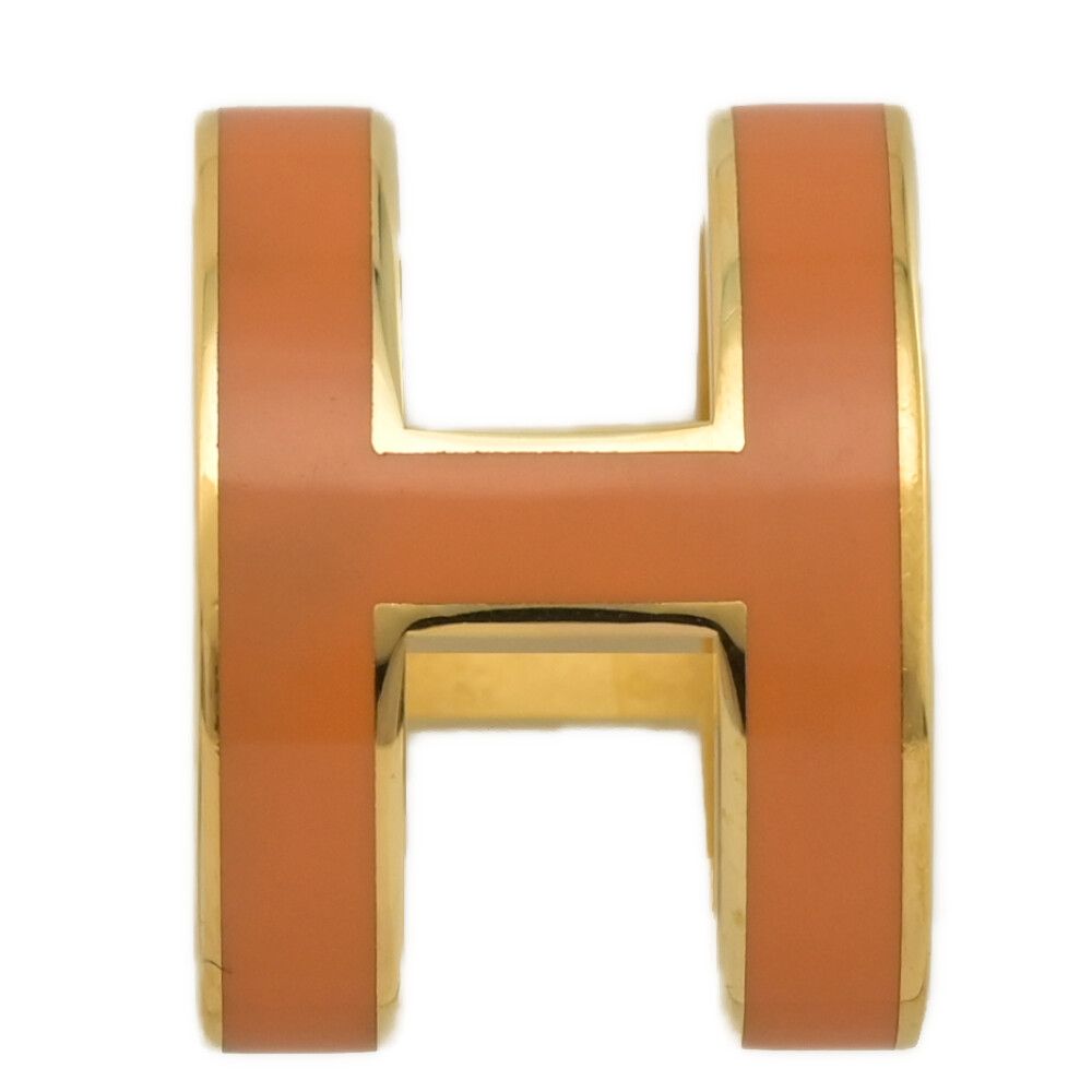 HERMES エルメス ミニポッシュアップ プレーンペンダントトップ SS stainless steel-2.7g オレンジ 翌日配送可 ♀ S レディース 594991