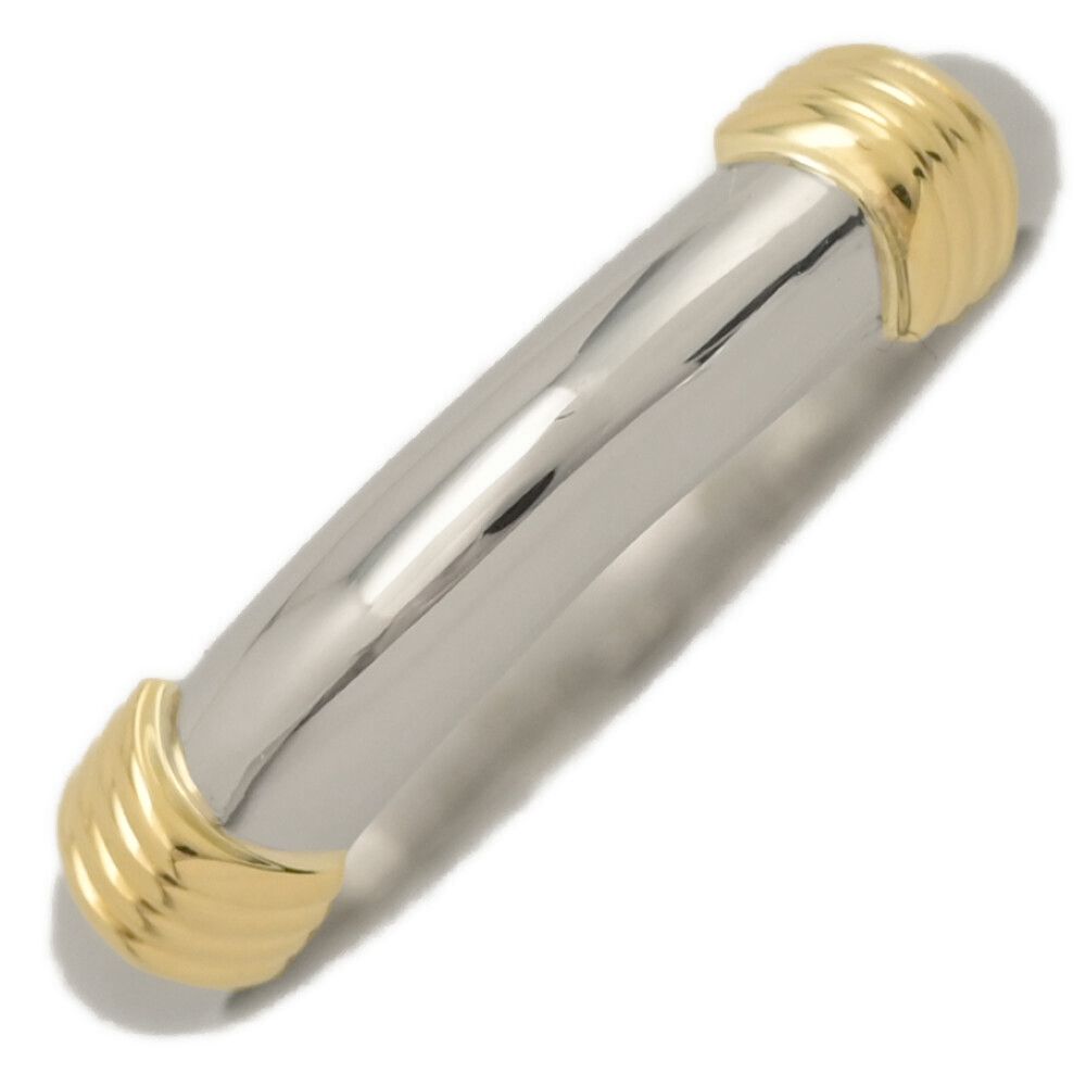 Christian Dior クリスチャンディオール リング・指輪 YG 750×Pt950コンビ-Pメイン-4.5g 10号 50 プラチナ 翌日配送可 ♀ N レディース 594990