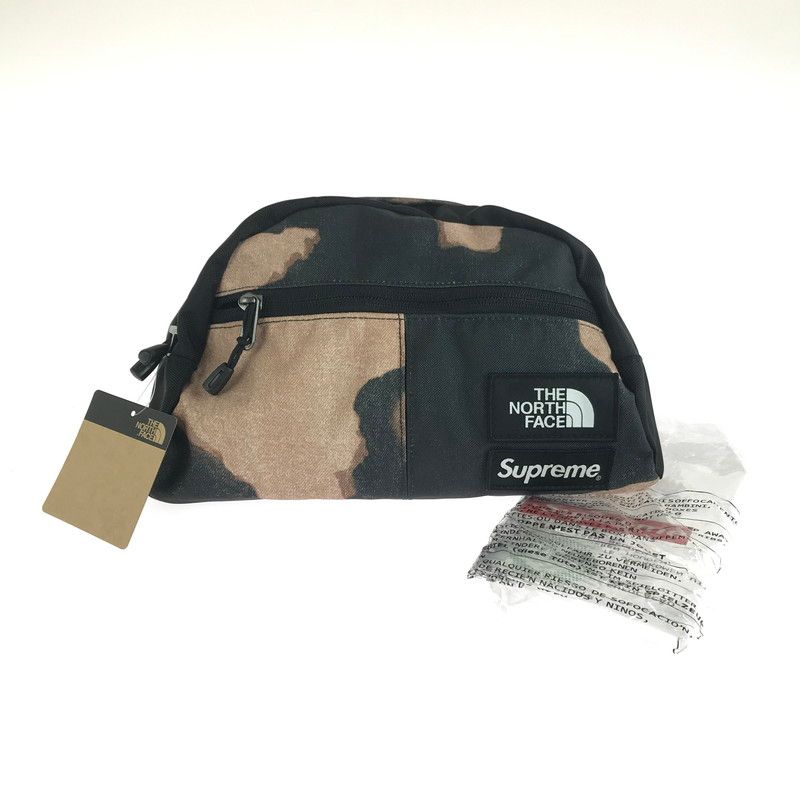 Supreme シュプリーム × THE NORTH FACE ザ ノースフェイス コラボ BLEACHED DENIM PRINT ROO II NM72153I ブリーチデニムプリントルーII 185-251107-rt-19-tag