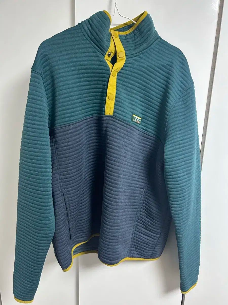 L.L.Bean プリーツ スナップ プルオーバー シャツ L