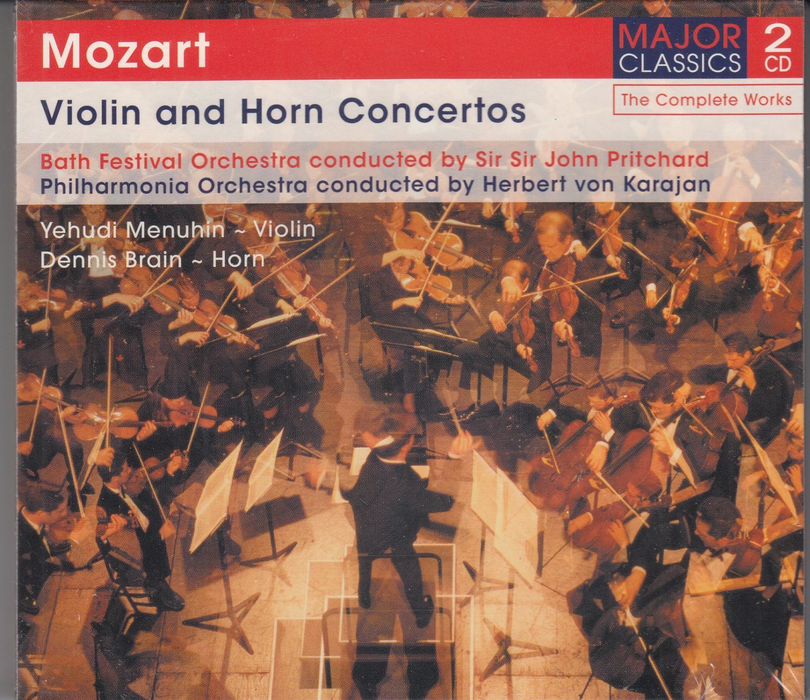 2CD/Major Classics]モーツァルト:ホルン協奏曲全集(第1-4番)他