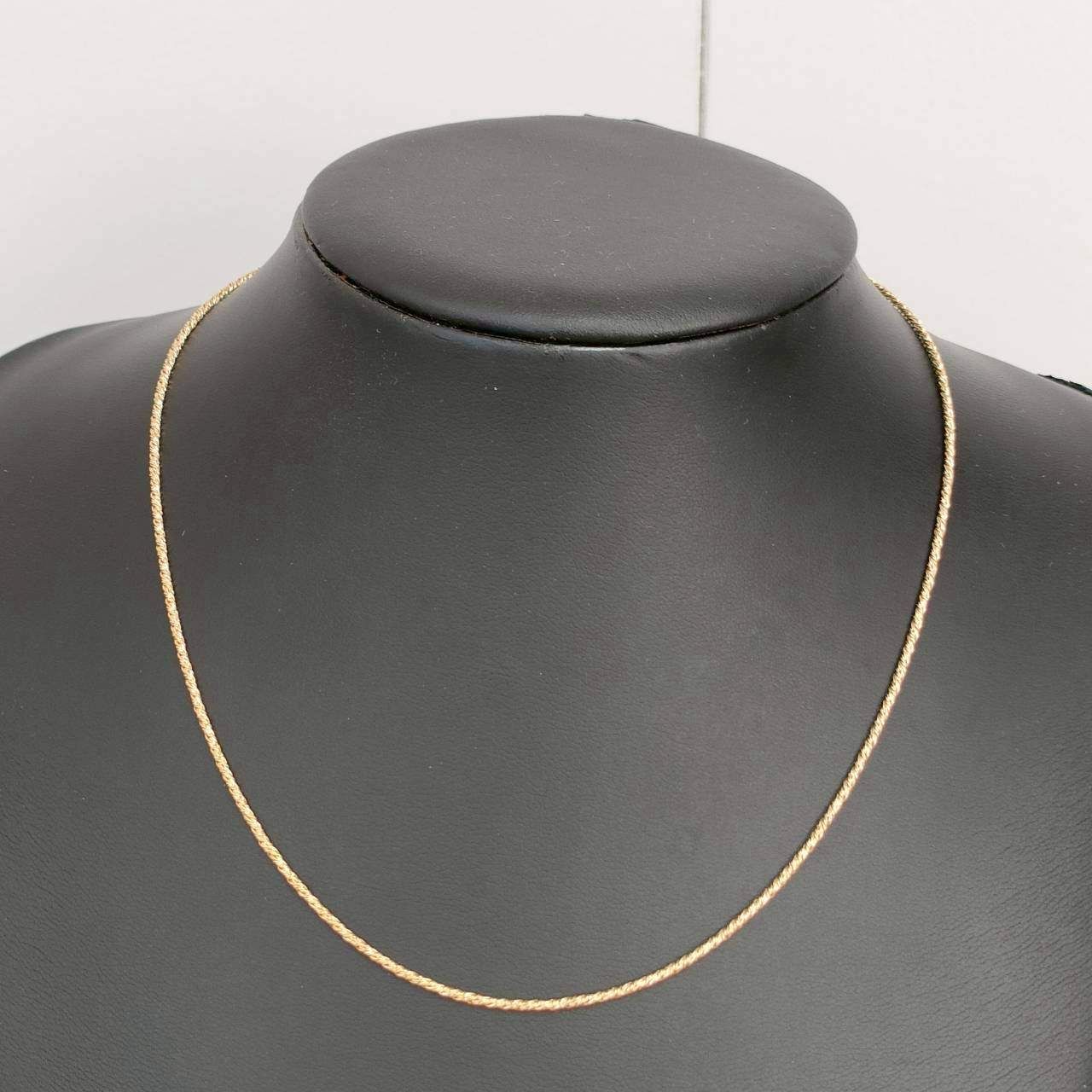 18金 K 18 デザインネックレス 造幣局刻印 レディース 4.15 g 40.5㎝ D 357