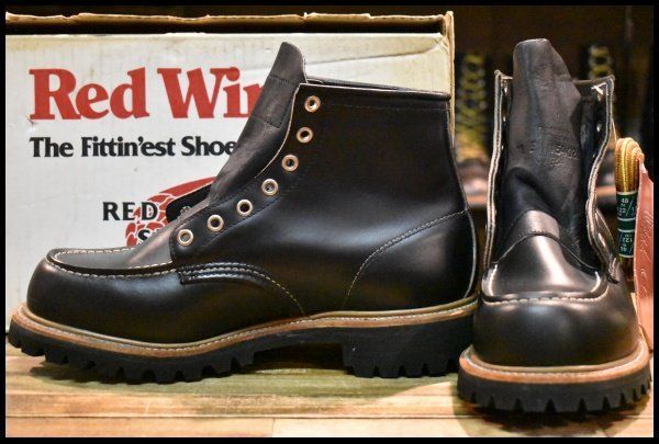 7 5 E DEAD 犬タグ 97年 レッドウィング 8176 ビブラム アイリッシュセッター ブラッククローム 編み上げ ブーツ redwing FH 187