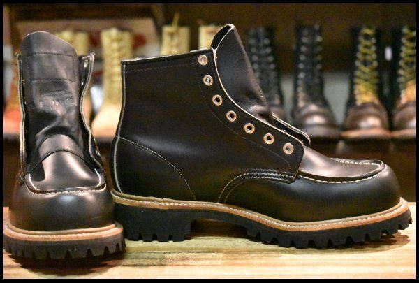 7.5E DEAD 犬タグ 97年 レッドウィング 8176 ビブラム アイリッシュセッター ブラッククローム 編み上げ ブーツ redwing HOPESMORE FH187