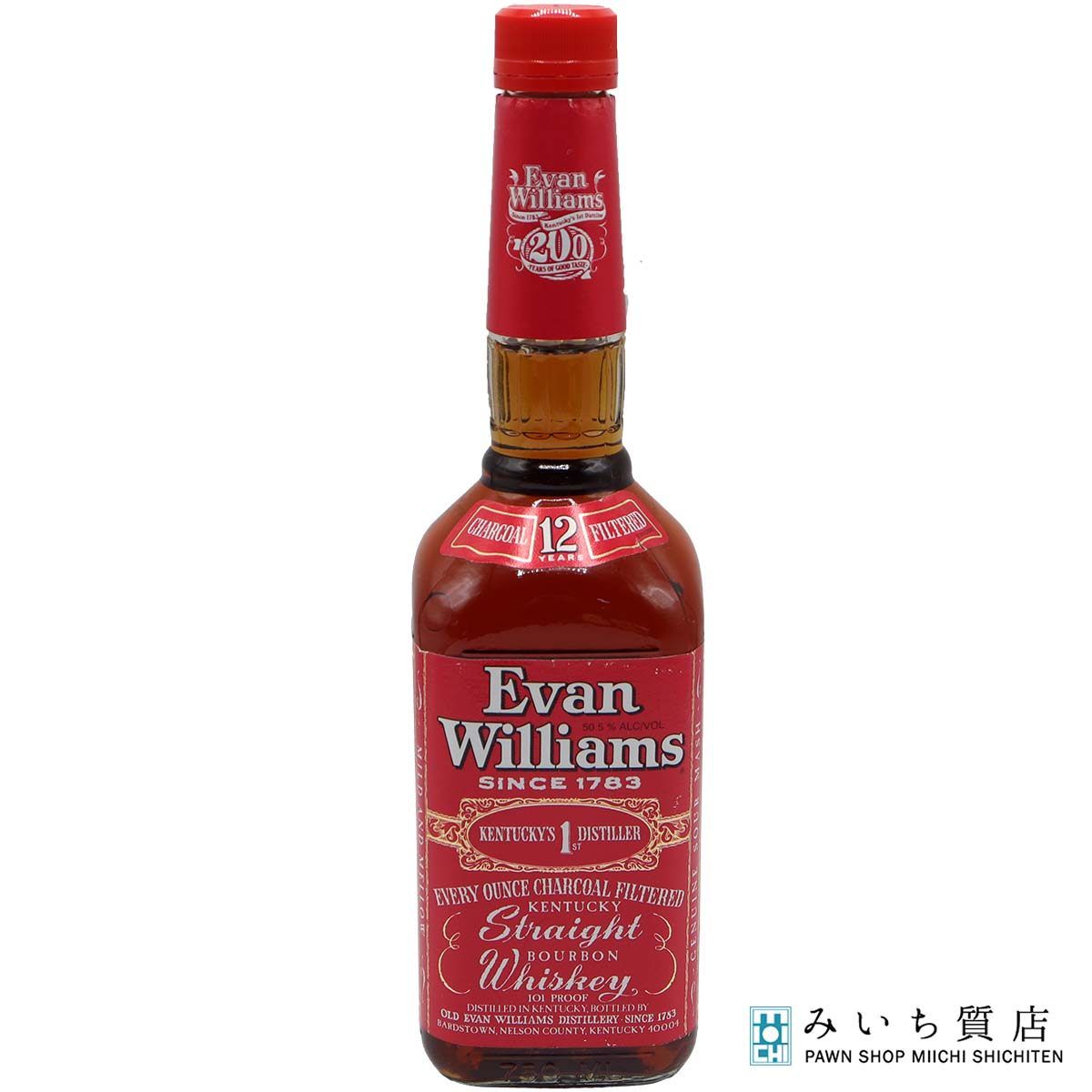 未開栓 エヴァンウィリアムス 12年 バーボン 750ml Sランク - メルカリ