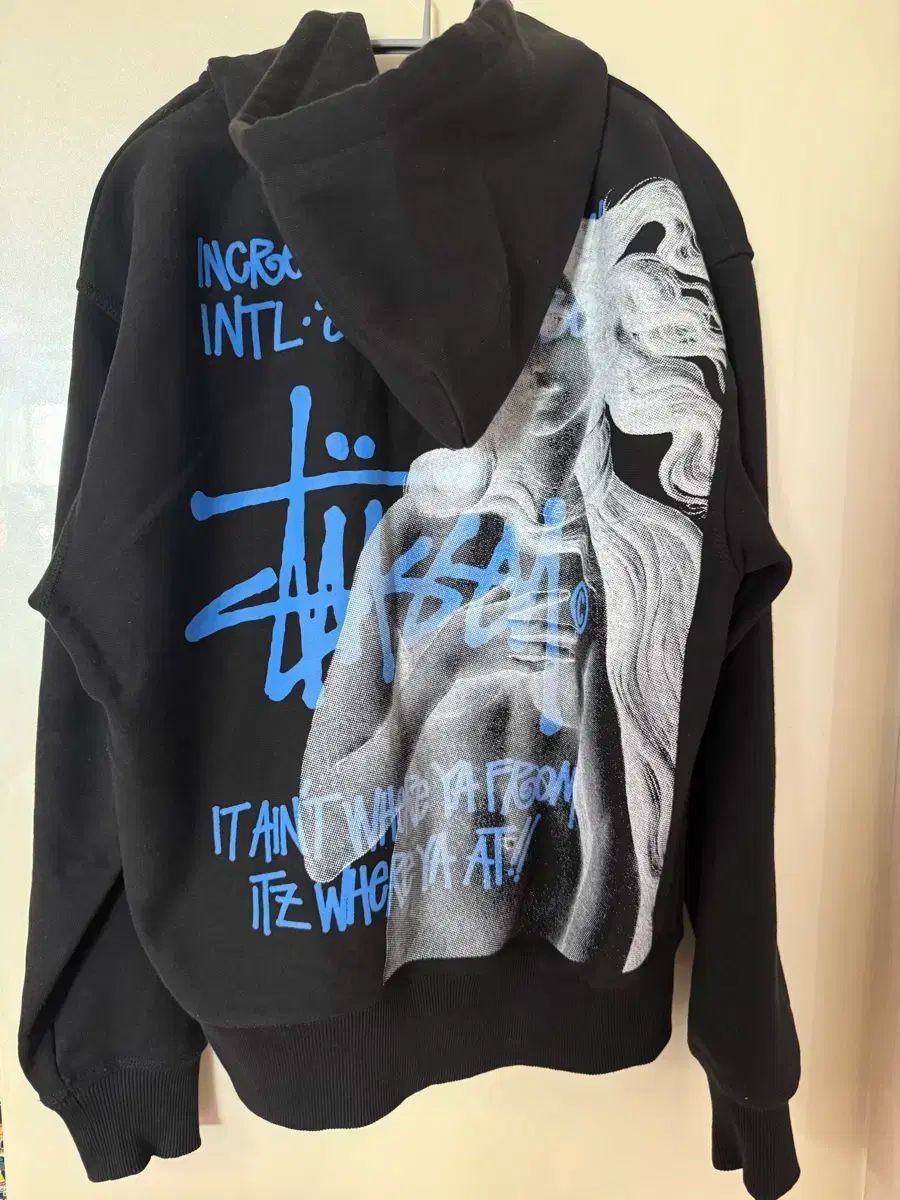  STUSSY イースト Venus WHO フード ブラック パーカー トップス