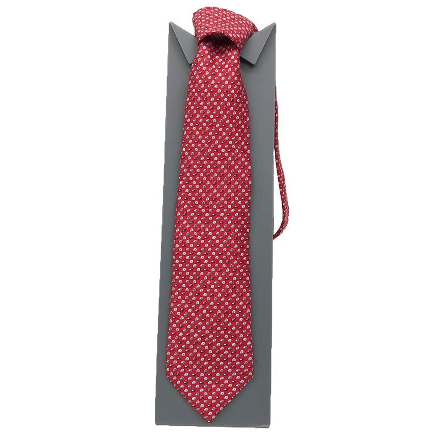 HERMES エルメス ネクタイ ヘルメット バイク レッド 赤 シルクツイル