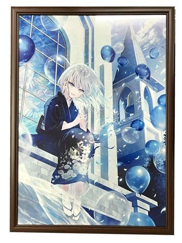 はねこと 絵師100人展 15 複製原画 透明な参列 キャラ その他 A