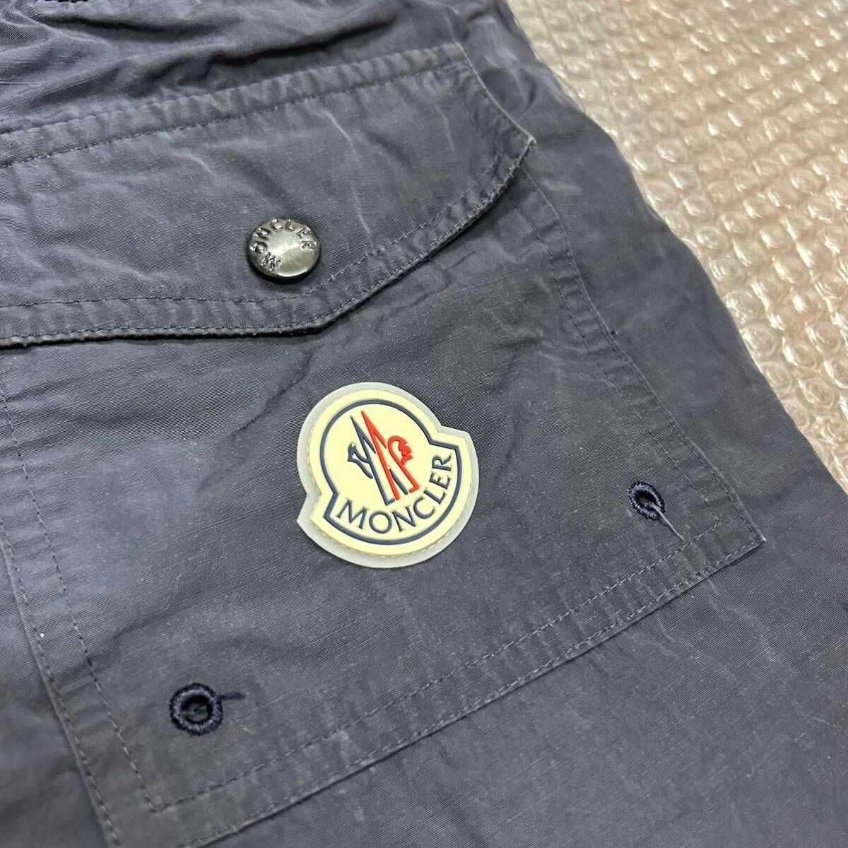MONCLER モンクレールラバーワッペン ネイビー S