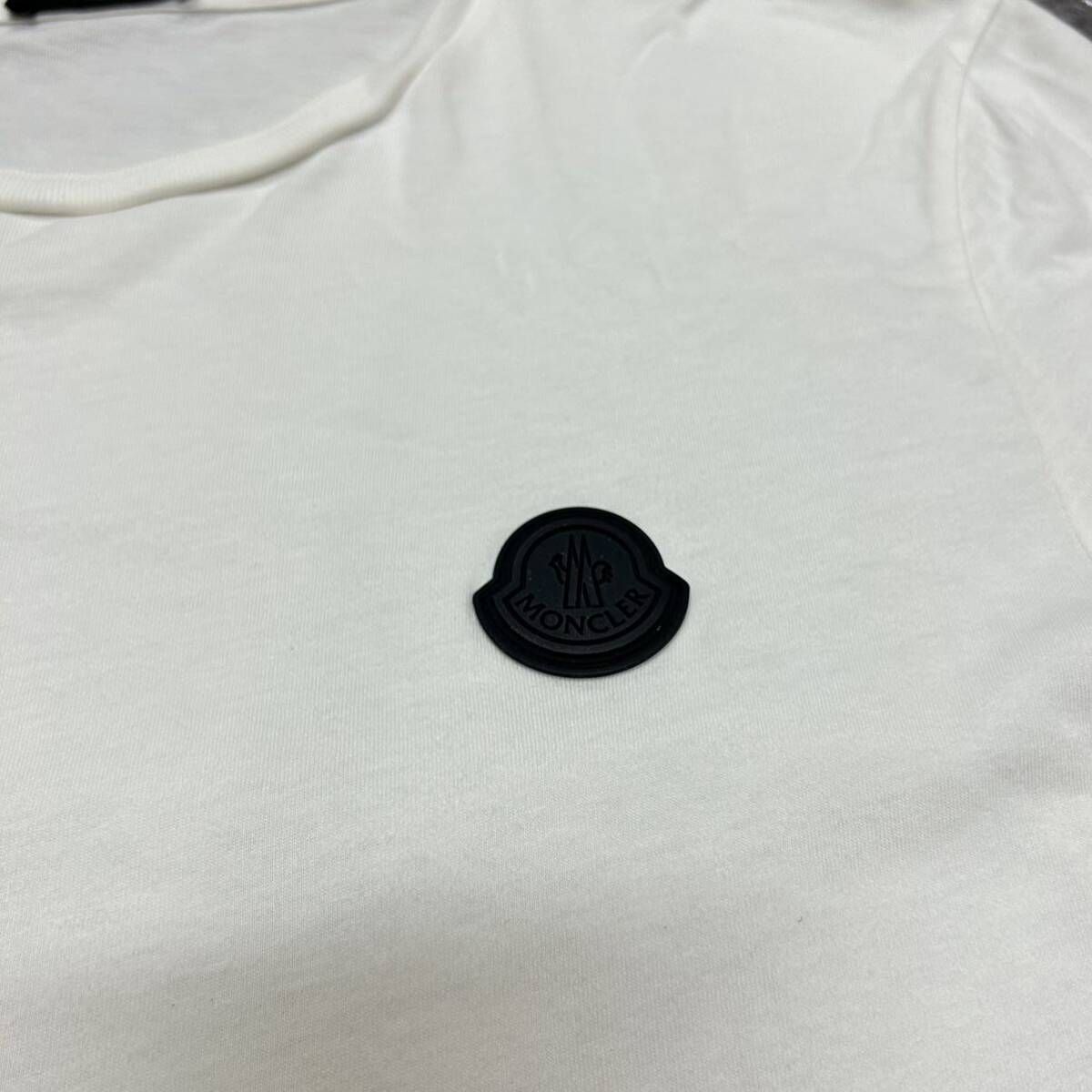 美品】【レア】MONCLER モンクレール ラバーワッペン 半袖Tシャツ 白 S