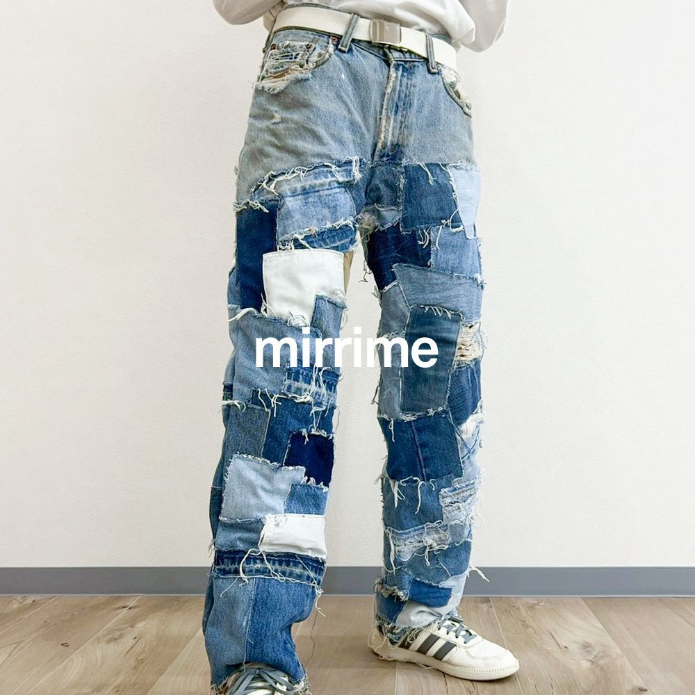 No.27 再構築 リメイクデニム ジーパン Y2K