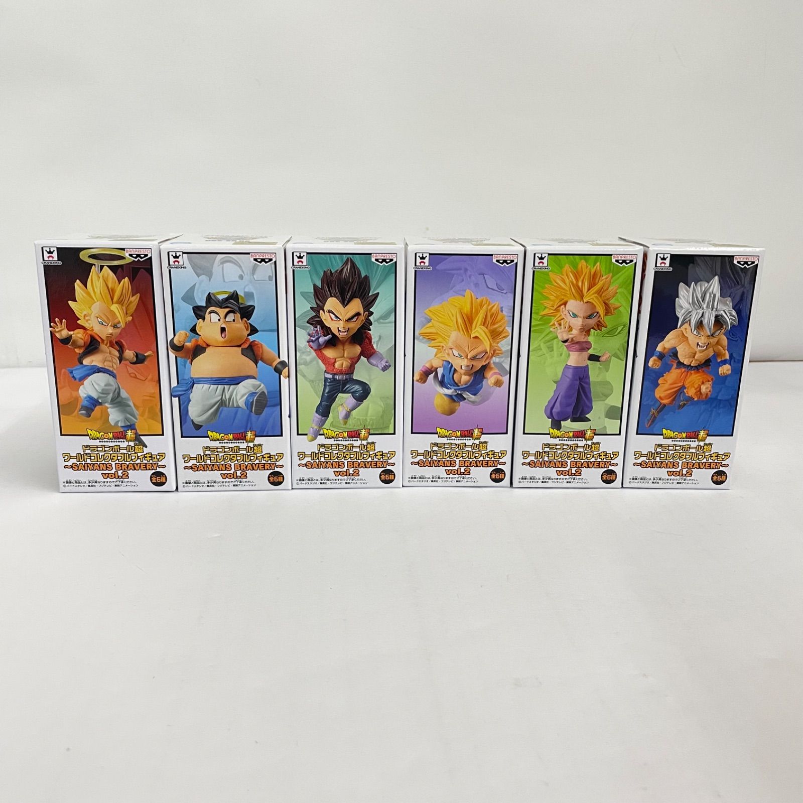 瀬戸店】未開封 ドラゴンボール超 SAIYANS BRAVERY vol.2 全6種セット 